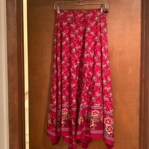 Gorgeous Vintage Ralph Lauren Country handkerchief Skirt not a flaw !